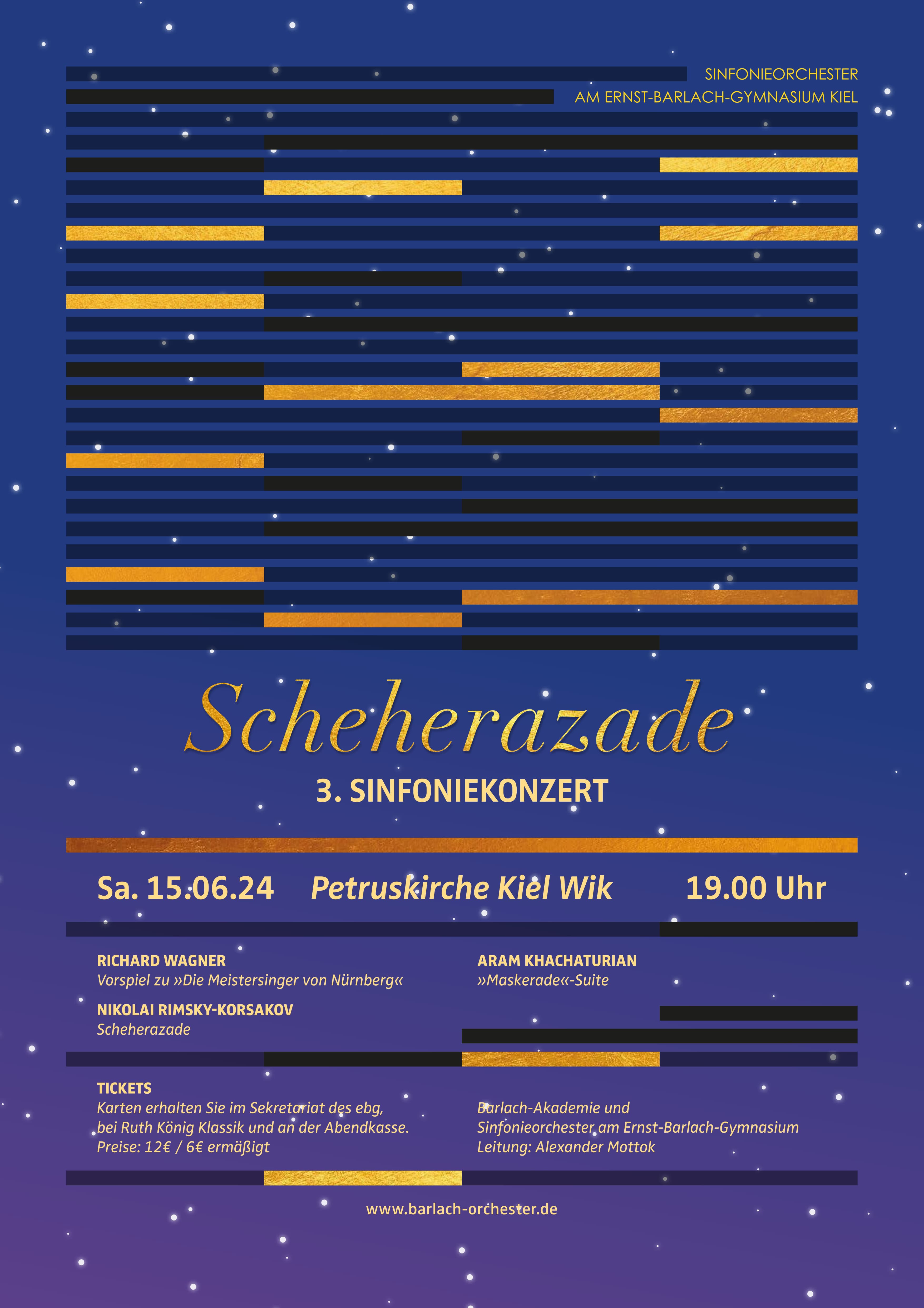 3. Sinfoniekonzert Scheherazade 15.06.2024